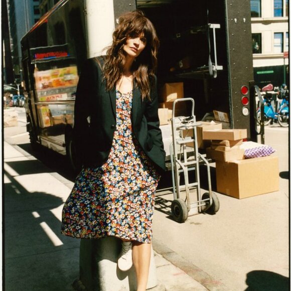 Rag & Bone Estell Floral Midi Dress - Picture 1 of 8
